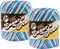 (Pack of 2) Lily Sugar'n Cream Yarn - Ombres Super Size-Beach Ball Blue